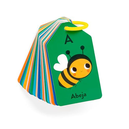 Mudpuppy My ABC's — Ring Flashcards 26 Durable Double Sided Alphabet Cards And Reclosable Ring With Colorful Art For Kids Ages 3+ Perfect For Preschool Or Travel For Teachers And Parents