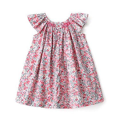 Simplee kids Baby Girls Casual Dresses Toddler Floral Dress Print Sundress Princess Dress