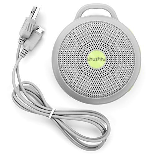 Yogasleep Hushh Portable White Noise Sound Machine For Baby, 3 Soothing Natural Sounds With Volume Control, Compact Size, Noise Canceling For Sleep Aid, Office Privacy, & Meditation, Registry Gift