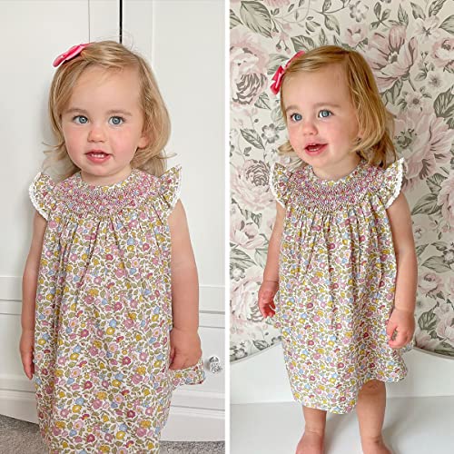 Simplee kids Baby Girls Casual Dresses Toddler Floral Dress Print Sundress Princess Dress