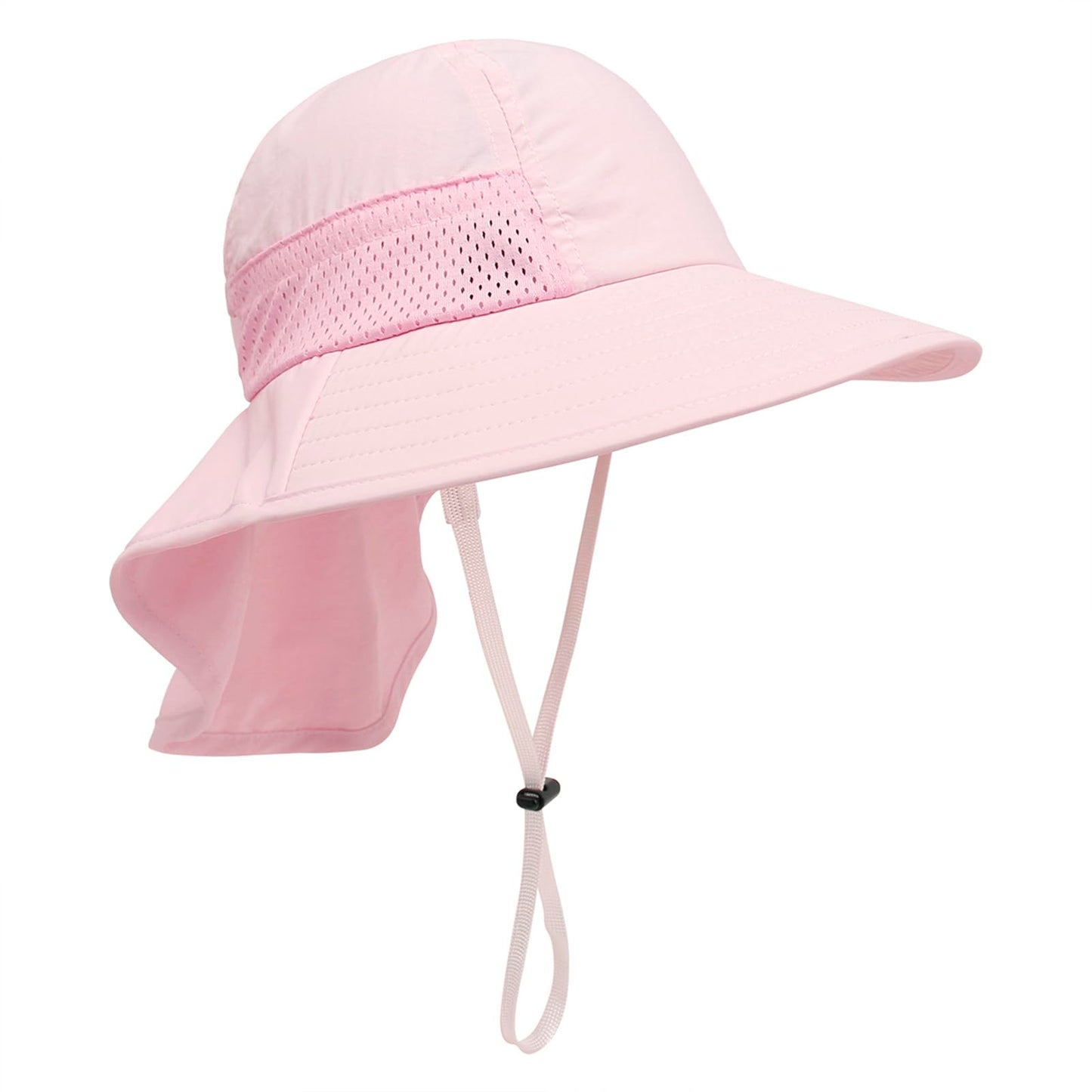 Muryobao Kids Girls Boys Sun Hat Summer UPF 50+ Protection Caps Wide Brim Neck Flap Beach Play Hats Age 1-7 Years