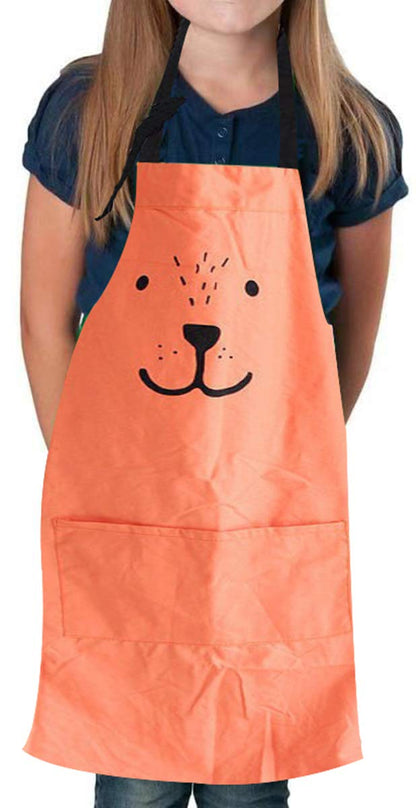 2 Pack Cotton Adjustable Parent and Child Apron with Pockets Mommy and Me Matching Set, Baking,Painting