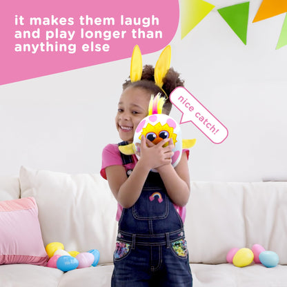 Move2Play, Egg Toss, Hilariously Wild and Fun, Easter Basket Stuffer, Easter Gift for Kids and Toddlers, Kids Game