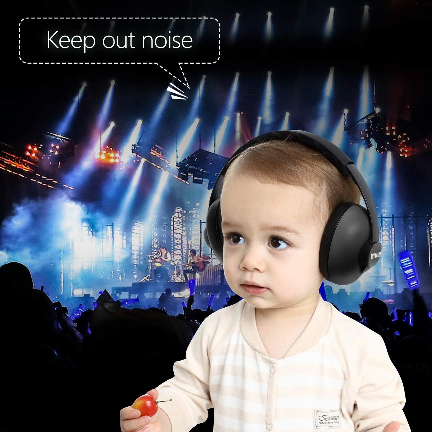 Baby Ear Protection Noise Cancelling HeadPhones for Babies for 3 Months to 2 Years (Blue)