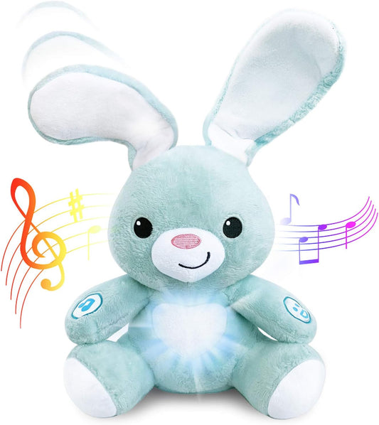 Easter Bunny Stuffed Animal - Interactive Soft Plush Peekaboo Bunny, 16 inches Tall. Peek a Boo Animal Toy. for Ages 6 Months to 5 Year Old