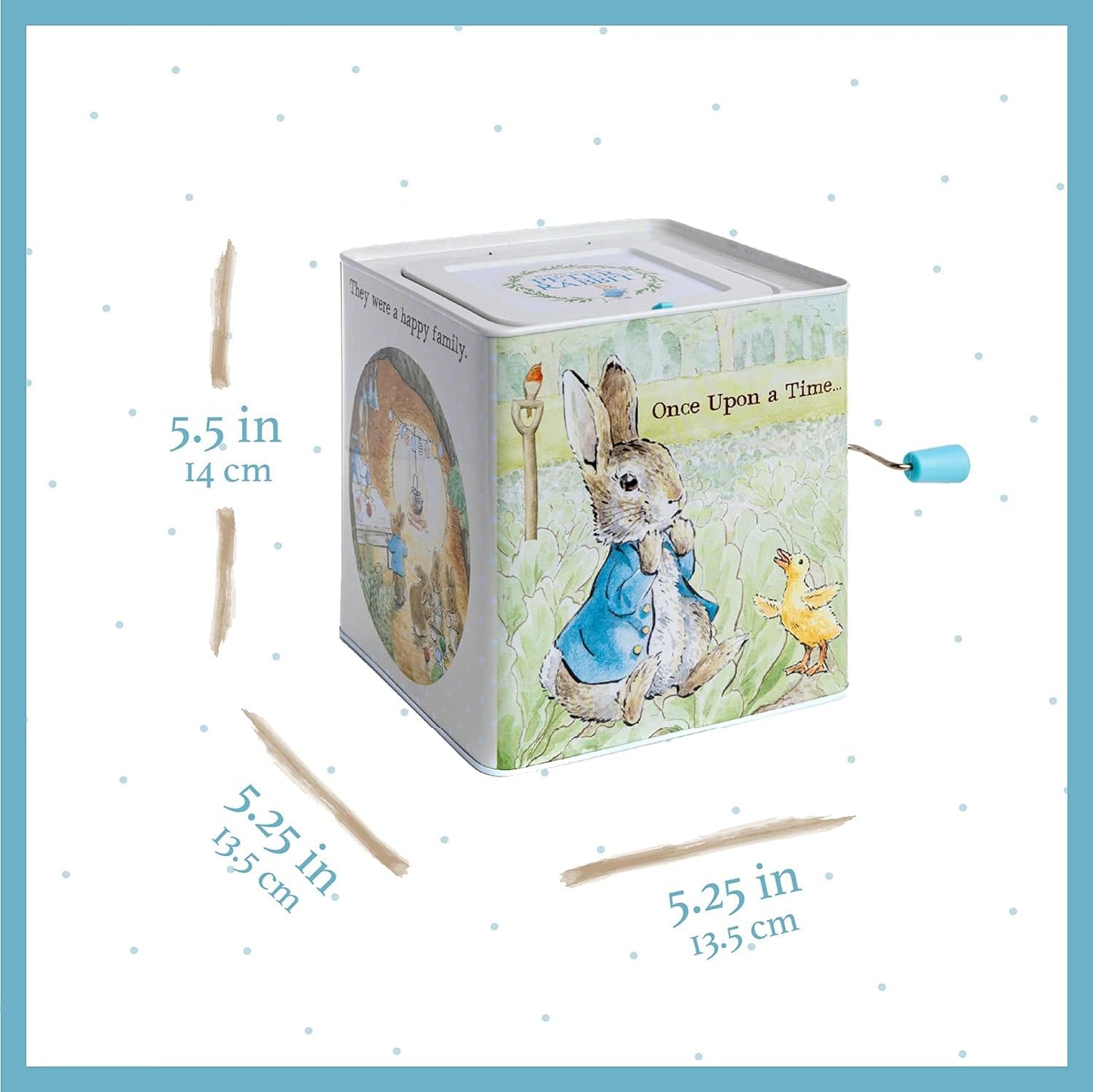 Beatrix Potter Peter Rabbit Jack-in-The-Box, Multi-colored, Standard
