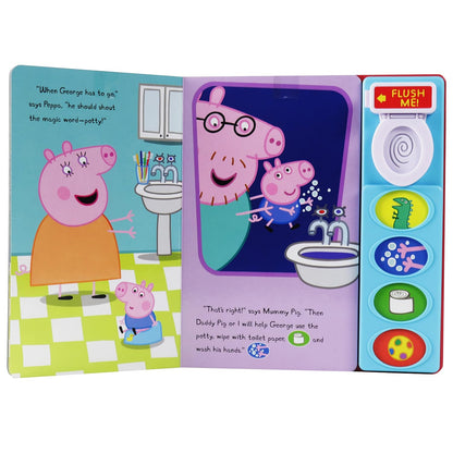 Peppa Pig – Let’s Go Potty! Interactive 5-Button Potty Training Sound Book – PI Kids