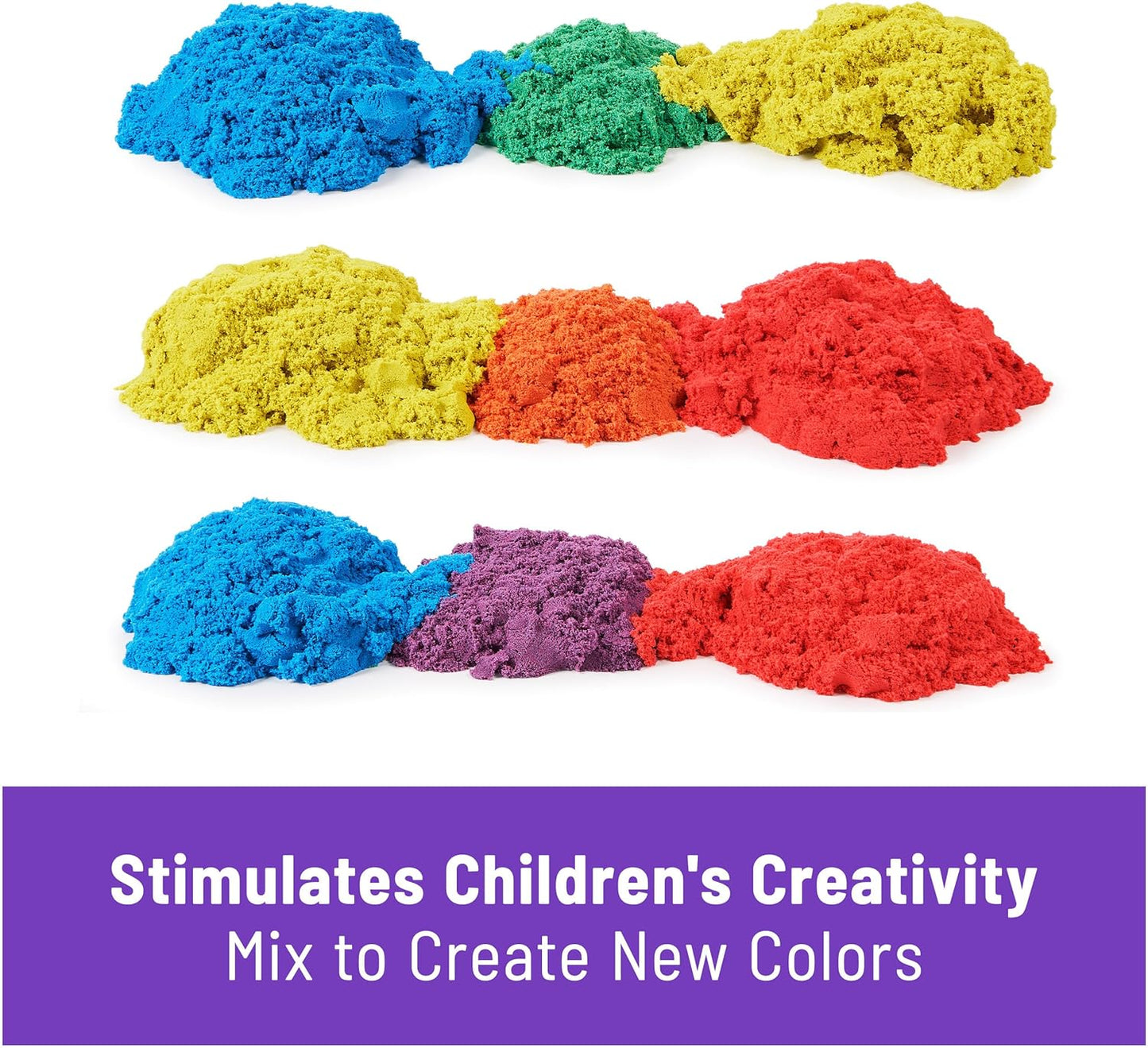 Kinetic Sand, 20-Pack Eggs with Red, Yellow, and Blue Play Sand, Easter Basket Stuffers, Goodie Bag Toys & Sensory Toys for Kids Ages 3+