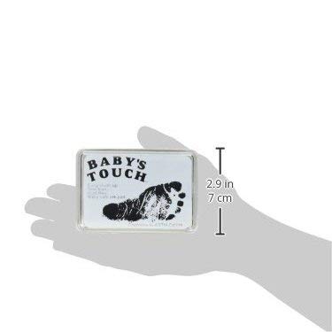 Baby's Touch Baby Safe Reusable Hand & Foot Print Ink Pads - Black