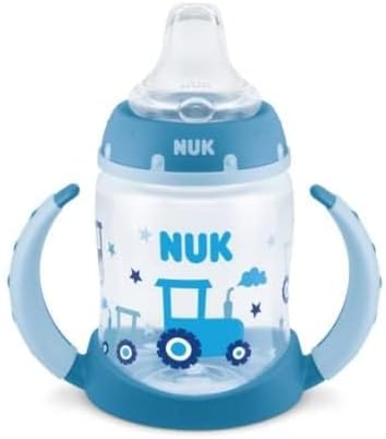 NUK Learner Silicone Cup, 5 Oz, 2-Pack, Clouds & Stars