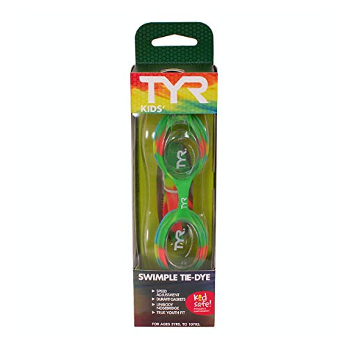 TYR Swimple Tie Dye Youth Swim Goggles