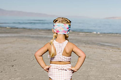 SPLASH SWIM GOGGLES with Fabric Strap - Pink & Purples Collection | Fun, Fashionable, Comfortable - Adult & Kids Swim Goggles