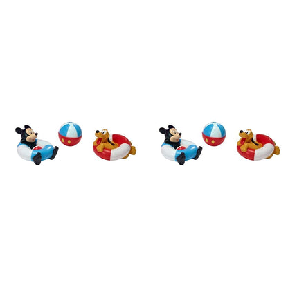 The First Years Disney Mickey Mouse Squirties Baby Bath Toys - Squishy Toddler Toys for Bath, Pool, and Everyday - Easter Basket Stuffers - 3 Count (Pack of 2)