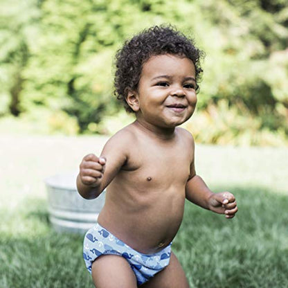 i play. by green sprouts Boys' Pull-up Reusable Absorbent Swim Diaper