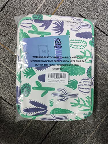 Narwey Hanging Travel Toiletry Bag Cosmetic Make up Organizer for Women Waterproof (Green Cactus)