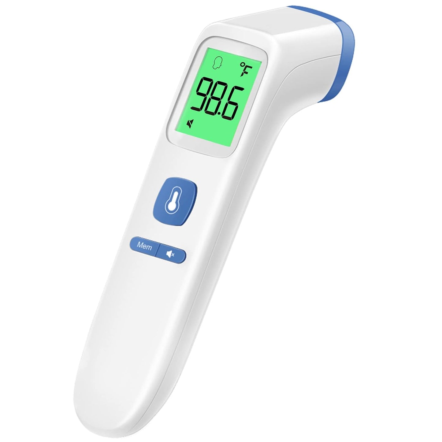 Non-Contact Thermometer for Kids and Adults, Digital Infrared Thermometer for Home use, Color-Coded Screen, 1 Second Result, Accurate & Easy to use (Black)