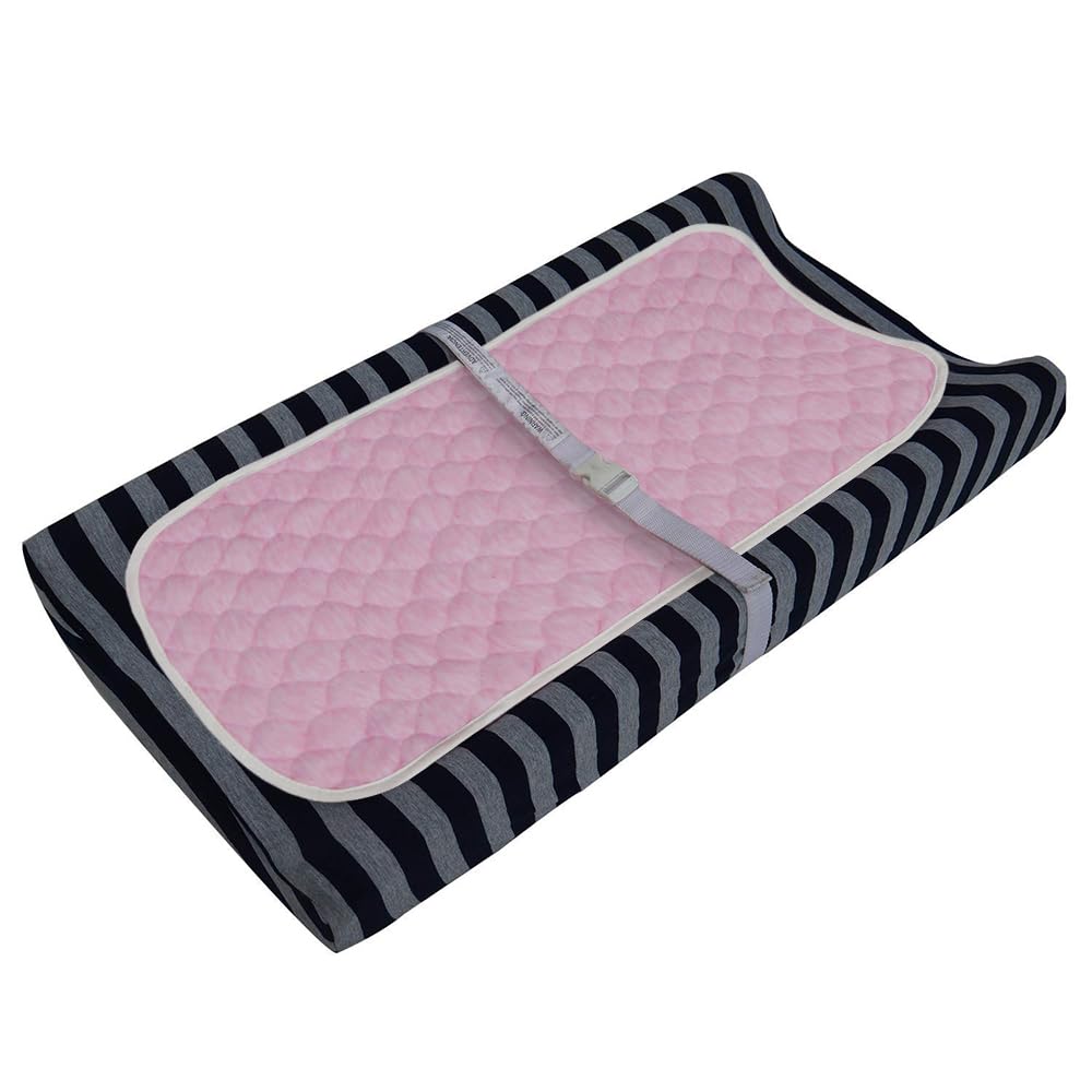BlueSnail Quilted Thicker Waterproof Changing Pad Liners, 3 Count (Gray)