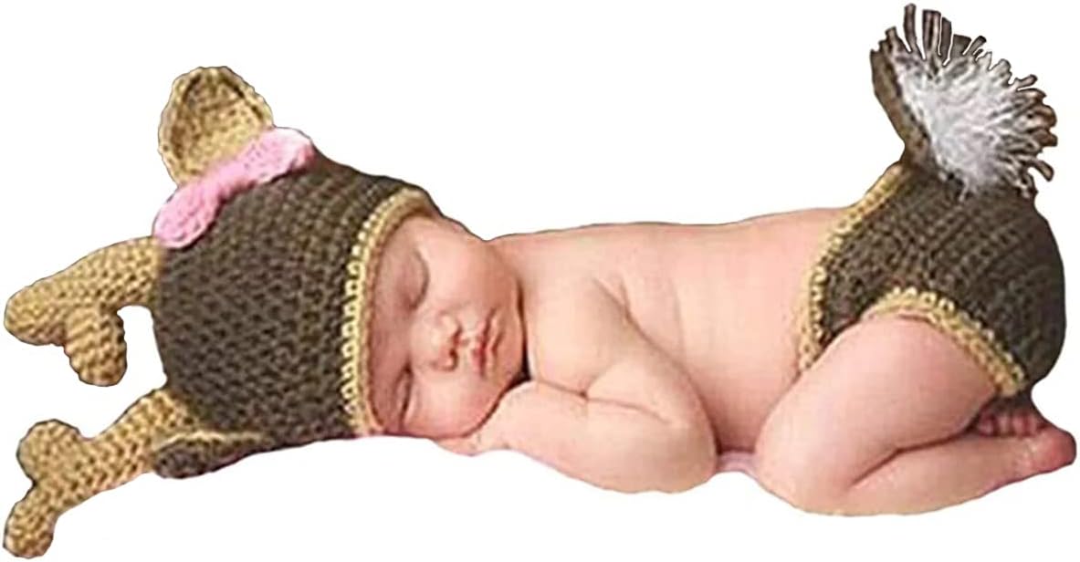 Newborn Baby Photography Props Outfits Lovely Boy Hat Pant Girl