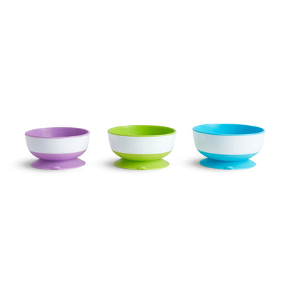 Munchkin® Splash™ 4 Piece Toddler Divided Plate and Bowl Dining Set, Blue/Green