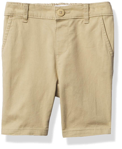 The Children's Place Baby Girls and Toddler Girls Chino Shorts, Sandy/Tidal, 2T