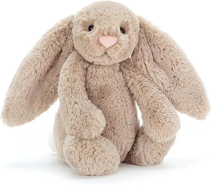 Jellycat Bashful Beige Bunny Stuffed Animal, Medium, 12 inches