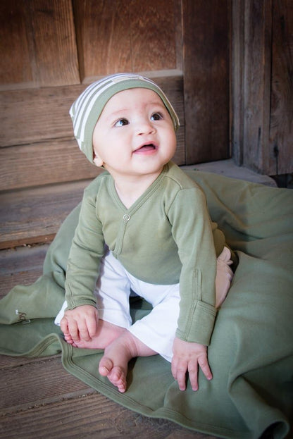 L'ovedbaby Unisex Baby Organic Cotton Kimono Bodysuit