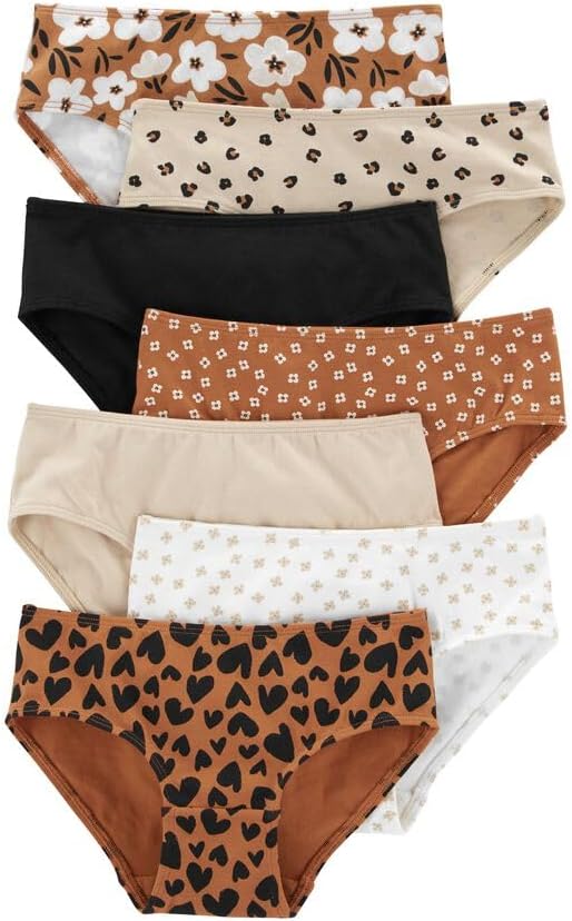 Carter's Girls' Little 7-Pack Underwear