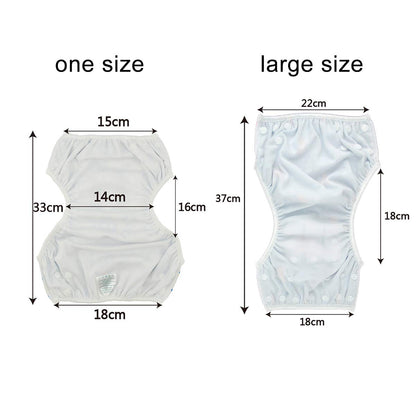 ALVABABY Swim Diapers Baby & Toddler Snap Large Size Reusable Adjustable Baby Boy ZYK103-D118