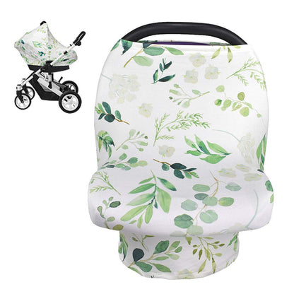 Rquite Car Seat Covers for Babies, Baby Car Seat Canopy Carrier Cover, Breathable Nursing Cover for Breastfeeding, Stretchy Carseat Cover Boys Girls, Multi-Use Infant Carseat Stroller Cover