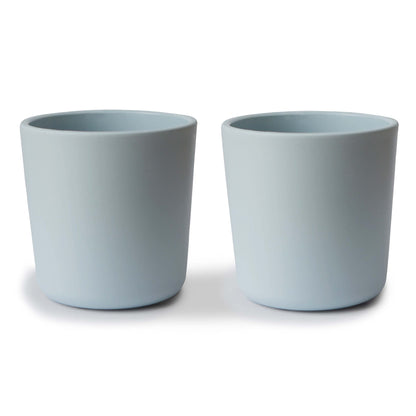 mushie Dinnerware Cups For Kids | Made in Denmark, Set of 2 (Sage)
