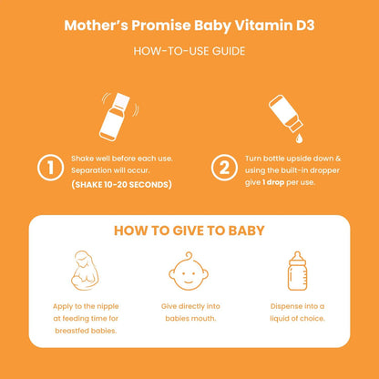 Organic Vitamin D Drops for Babies, Infants & Toddlers | 100% Plant-Based, 180 Servings 400 IU Baby Vitamin D3 Liquid Supplement | Supports Healthy Growth, Bones, Heart & Immune Health for Newborns