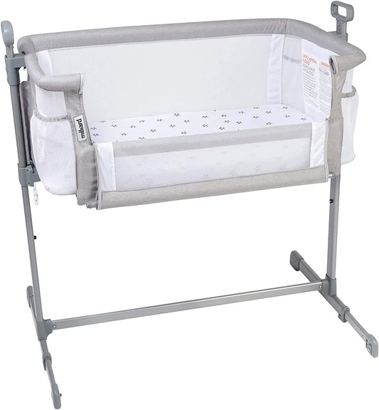 Milliard Bedside Bassinet Mesh Breathable Side Sleeper/Portable Infant Crib