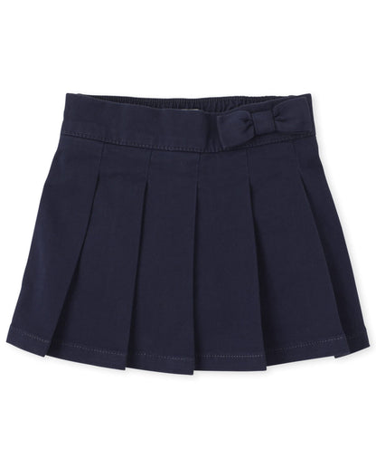 The Children's Place Baby Girls and Toddler Girls Pleated Skort, Sandy, 2T