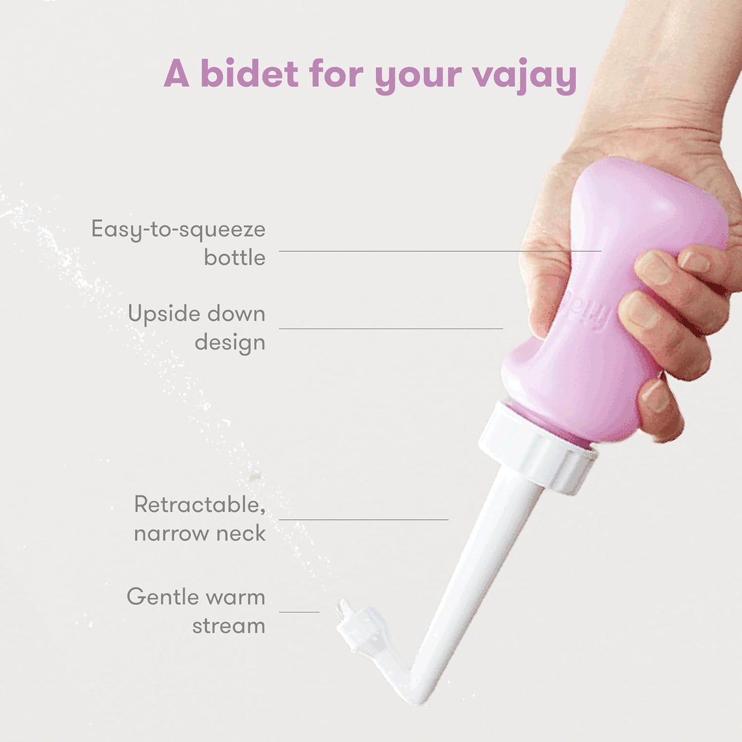 Frida Mom Upside Down Peri Bottle for Postpartum Care The Original Fridababy MomWasher for Perineal Recovery and Cleansing After Birth