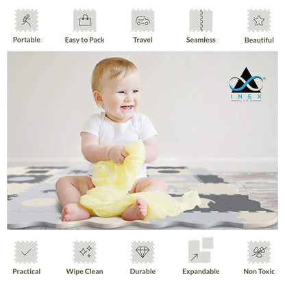 Soft Foam Baby Play Mat | Perfect Playmat for Tummy Time & Crawling - Extra Thick Padded Tiles Protect Infants & Toddlers from Hard Floors - with a Clean, Modern Design You'll Want to Show Off