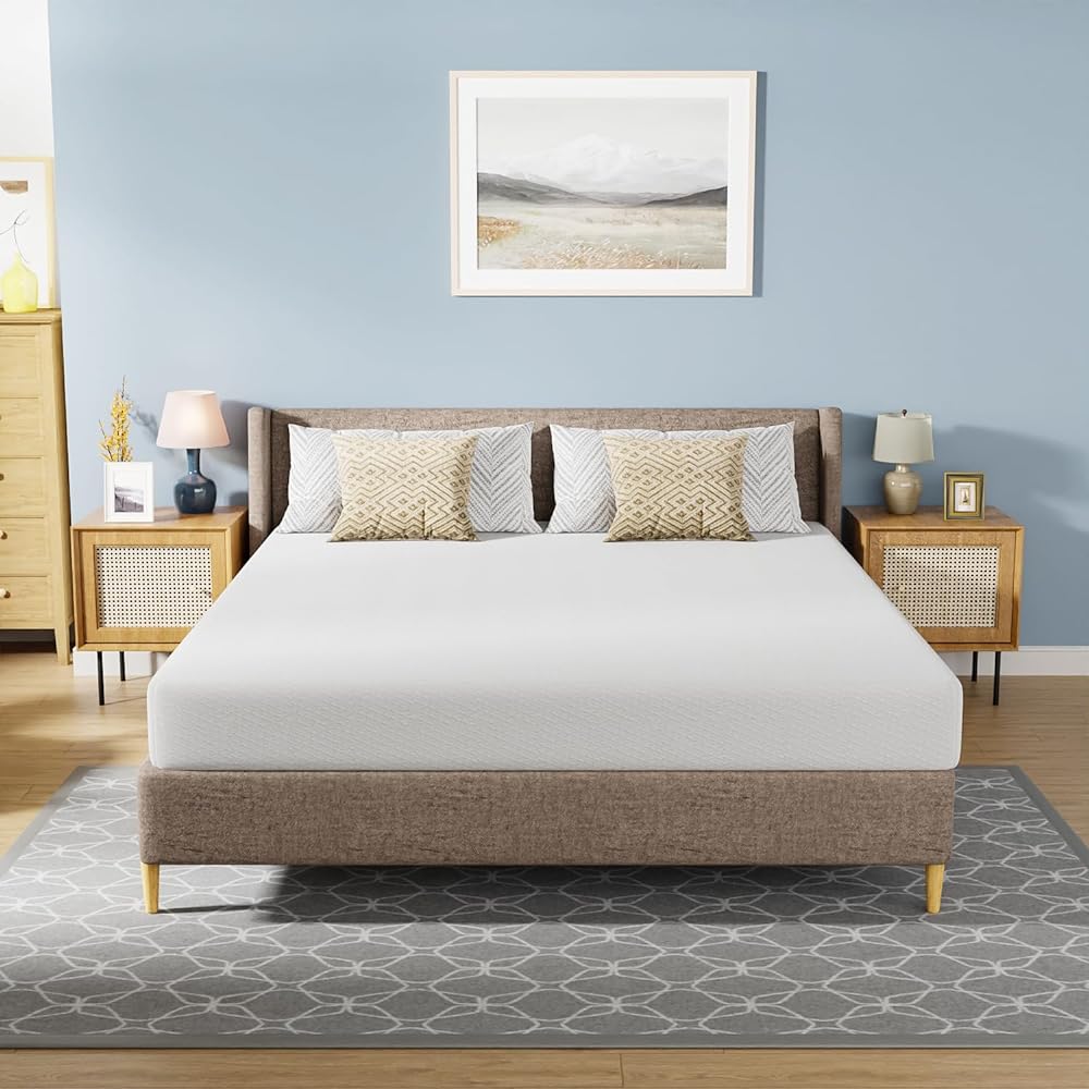 PayLessHere 10 Inch Twin Gel Memory Foam Mattress Fiberglass Free/CertiPUR-US Certified/Bed-in-a-Box/Cool Sleep & Comfy Support