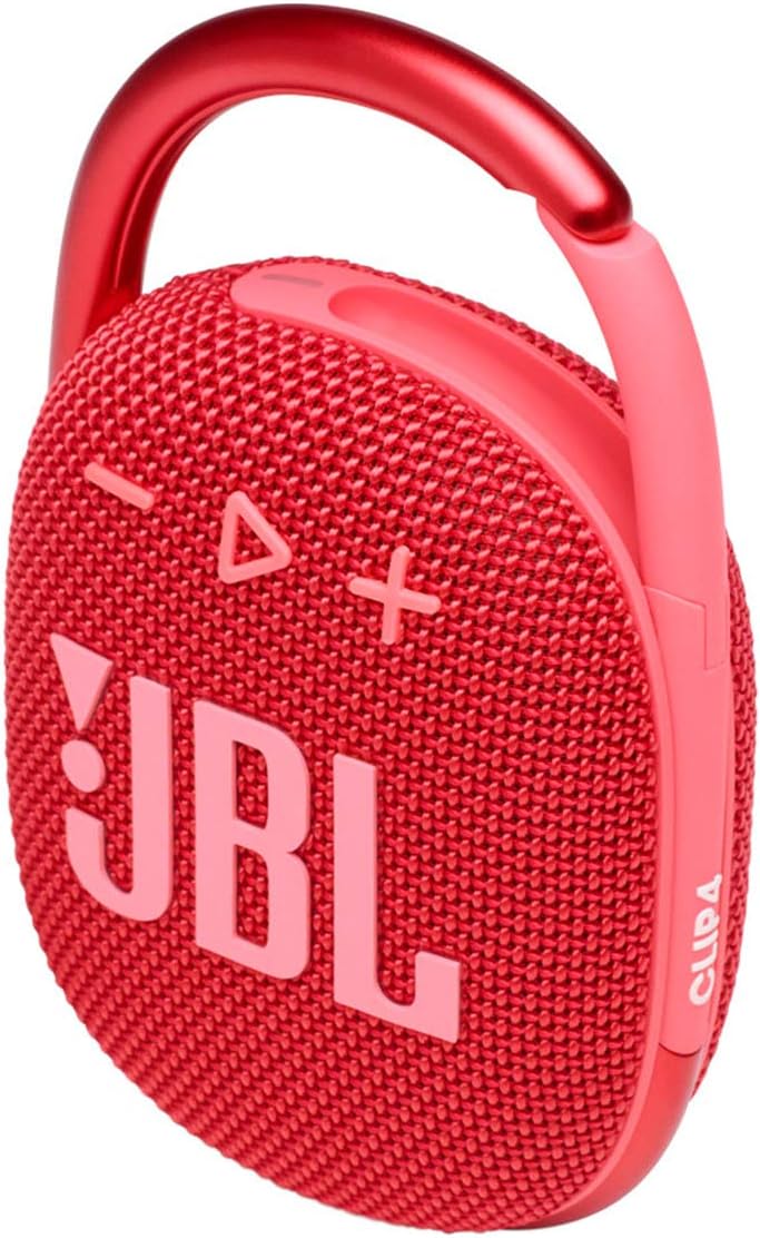 JBL Clip 4: Portable Speaker with Bluetooth, Built-in Battery, Waterproof and Dustproof Feature - Black (JBLCLIP4BLKAM)