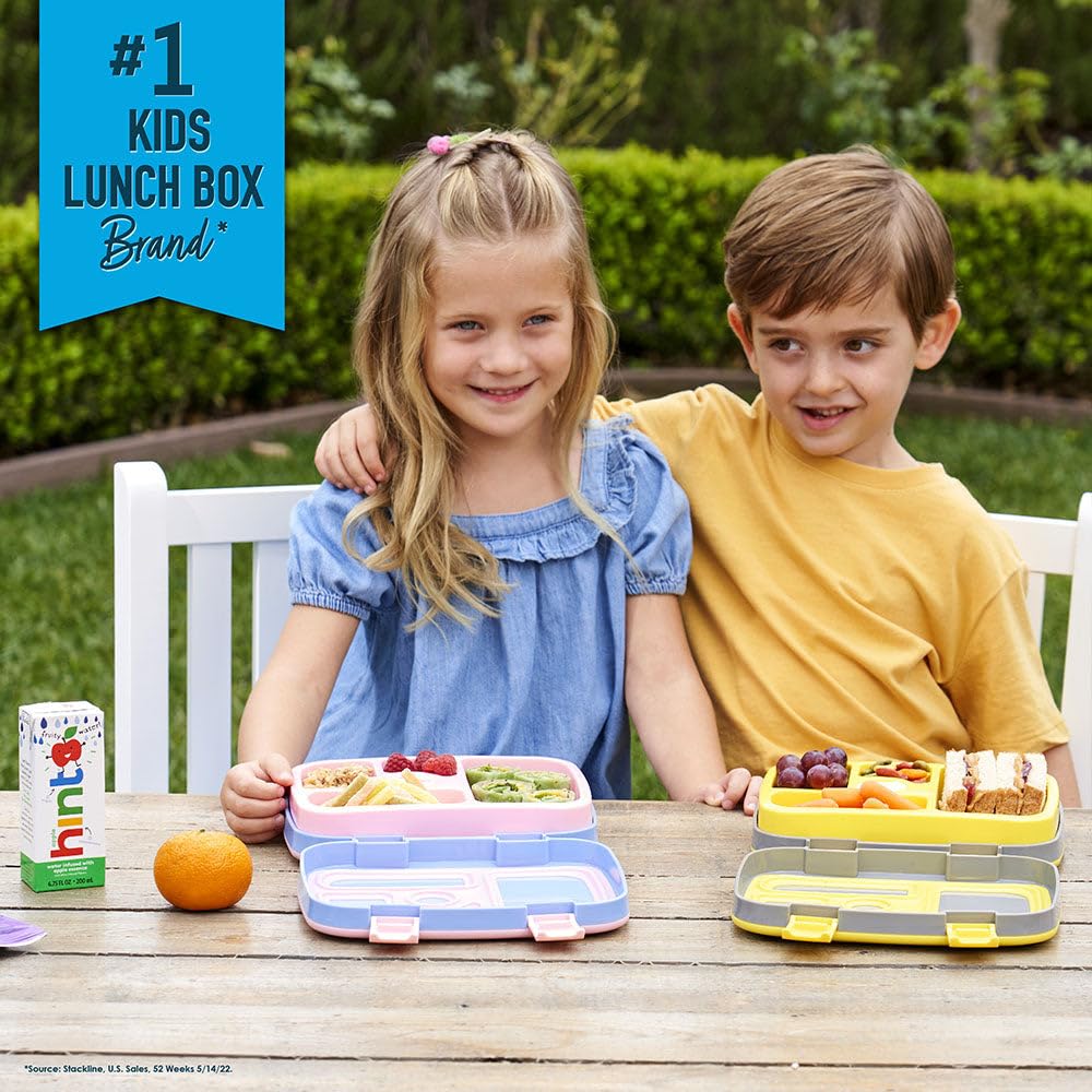Bentgo® Kids Prints Leak-Proof, 5-Compartment Bento-Style Kids Lunch Box - Ideal Portion Sizes for Ages 3 to 7 - BPA-Free, Dishwasher Safe, Food-Safe Materials - 2023 Collection (Friendly Skies)…