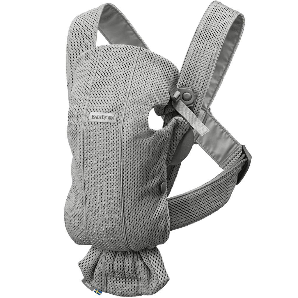 BabyBjörn Baby Carrier Mini, 3D Jersey, Charcoal Gray