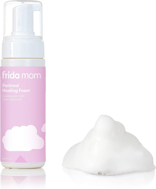 Frida Mom Perineal Medicated Witch Hazel Healing Foam for Postpartum Care, Relieves Pain and Reduces Swelling, White, 5 Fl Oz