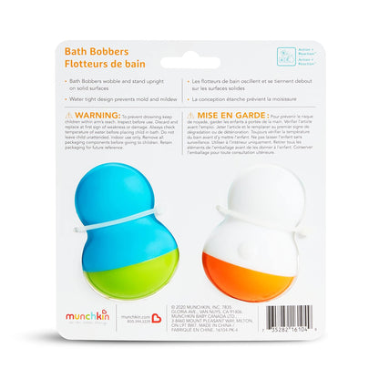 Munchkin® Bath Bobbers Mold Free Baby and Toddler Bath Toy, 6+ Months, Polar Bear/Penguin