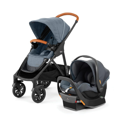 Chicco Modular Travel System - Corso LE Stroller, KeyFit 35 Infant Car Seat and Base - Stroller and Car Seat Combo in Veranda/Grey