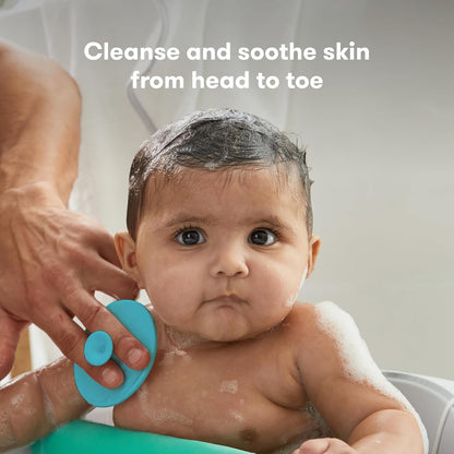 Frida Baby DermaFrida The SkinSoother Baby Bath Silicone Brush | Baby Essential for Dry Skin, Cradle Cap and Eczema (1 Pack)
