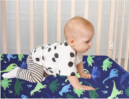 TANOFAR Mountains Baby Boy Crib Sheet Toddler Bed Sheets Soft Breathable Nursery Bedding