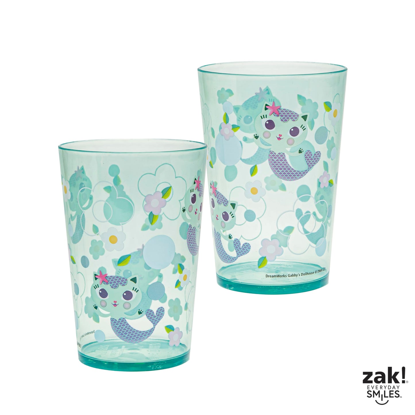 Zak Designs Bluey Nesting Tumbler Set Includes Durable Plastic Cups with Variety Artwork, Fun Drinkware is Perfect for Kids (14.5 oz, 4-Pack, Non-BPA)