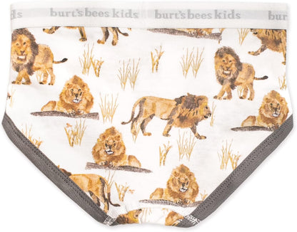 Burt's Bees Baby Toddler Boys' Underwear, Organic Cotton, Tag-Free Comfort Briefs