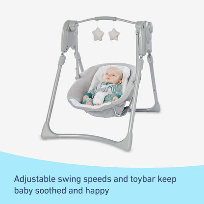 Graco® Slim Spaces™ Compact Baby Swing, Reign