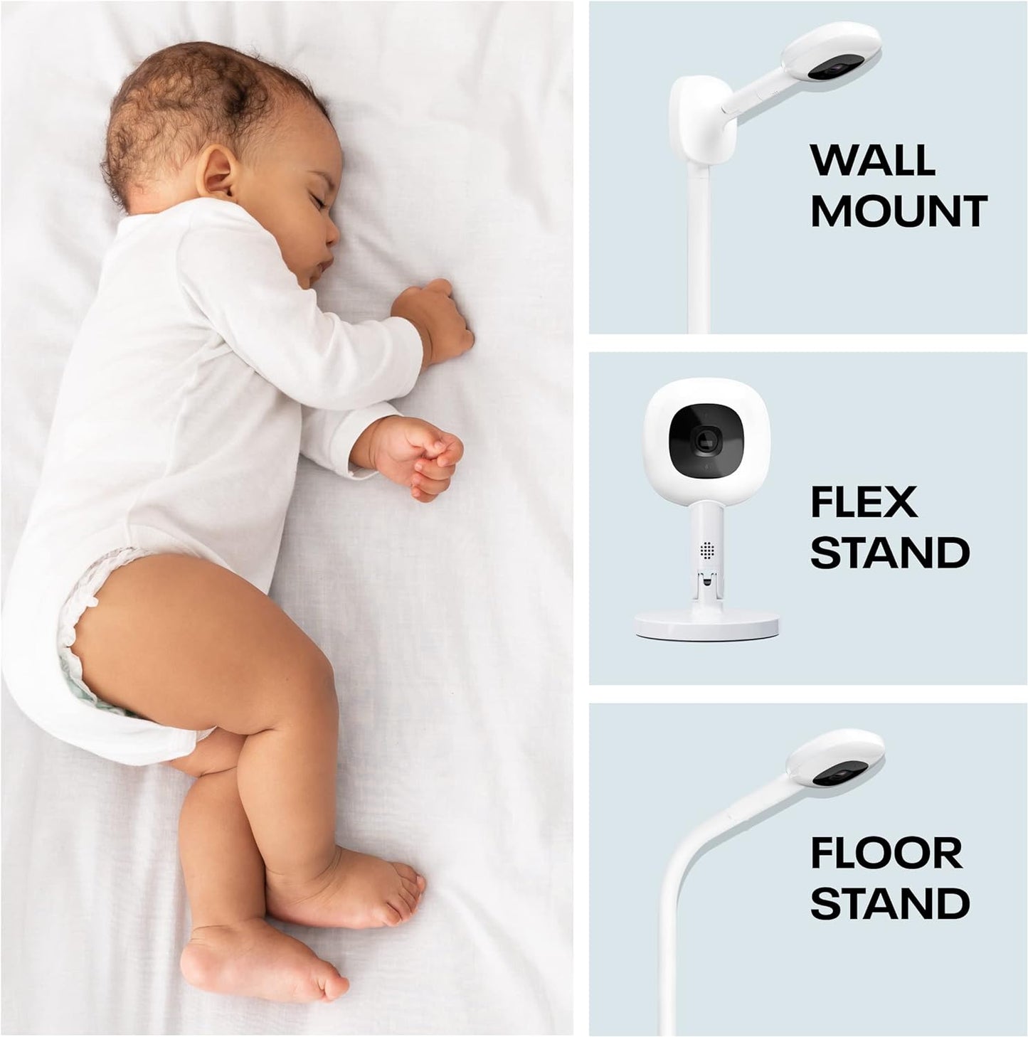 Nanit Pro Smart Baby Monitor & Wall Mount