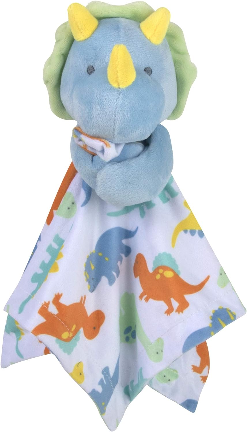 Minky Animal Snuggler Lovey Blanket for Kids, Babies, Boys, Girls, Gender Neutral Security Blanket with Stuffed Animal (Freckled Fawn)