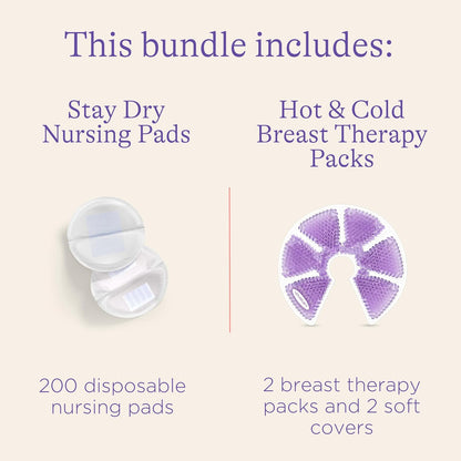 Lansinoh Stay Dry Disposable Nursing Pads, Soft and Super Absorbent Breast Pads, Breastfeeding Essentials for Moms, 200 Count